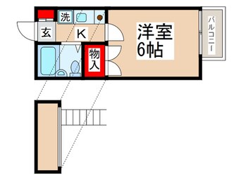 間取図 アストレア・ハイツイナモチ