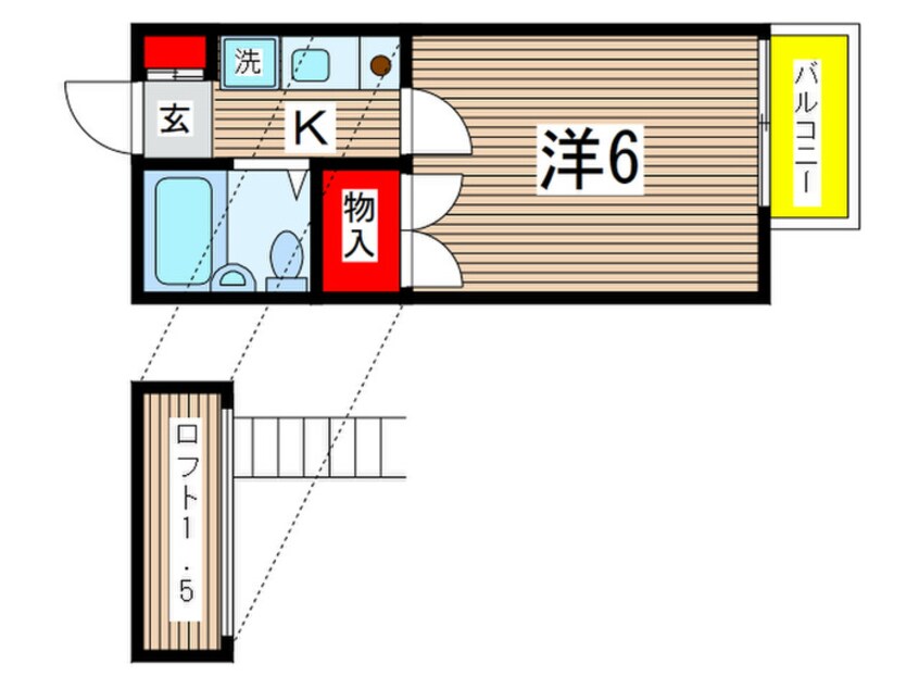 間取図 アストレア・ハイツイナモチ