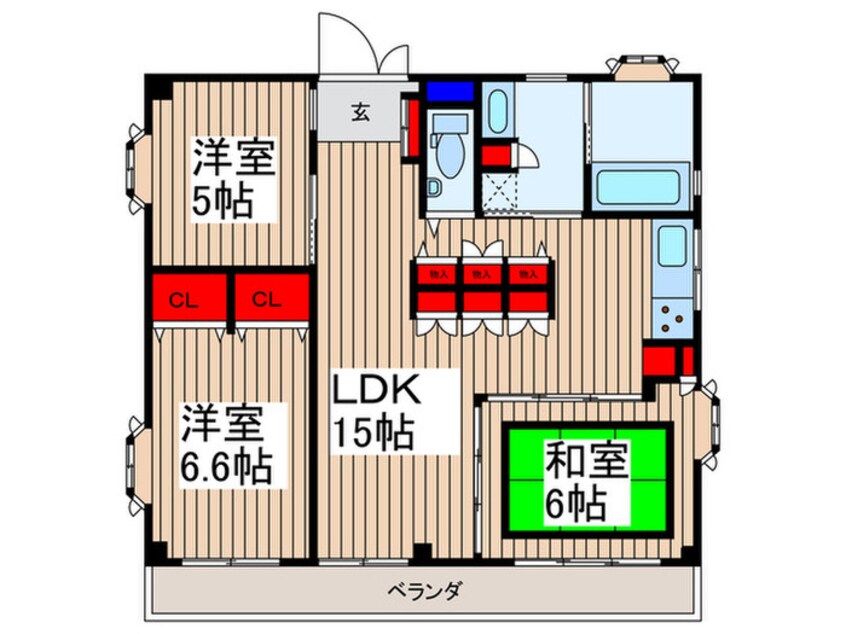 間取図 Ｍａｉｓｏｎポルテラ