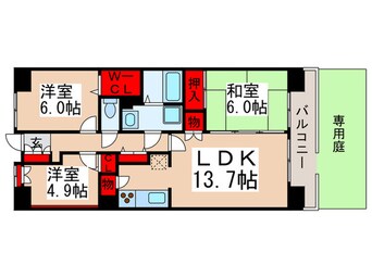 間取図 白井ロジュマン