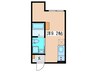 Cocoon.K 1Rの間取り