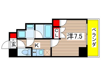 間取図 ガリシア森下Ⅴ（204）