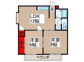 間取図 ニュ－ウェルハイツ