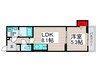 セレスティア西新井 1LDKの間取り