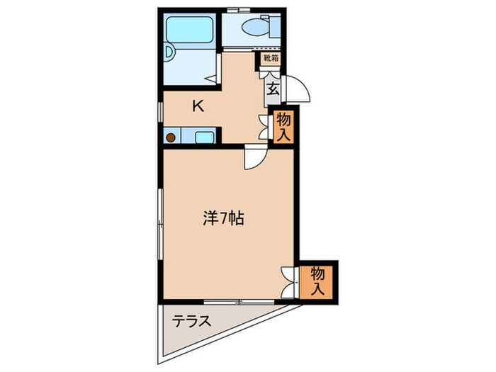 間取り図 橋爪ハイツ第３