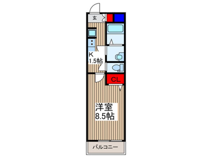 間取図 リブリ・コウゲン所沢