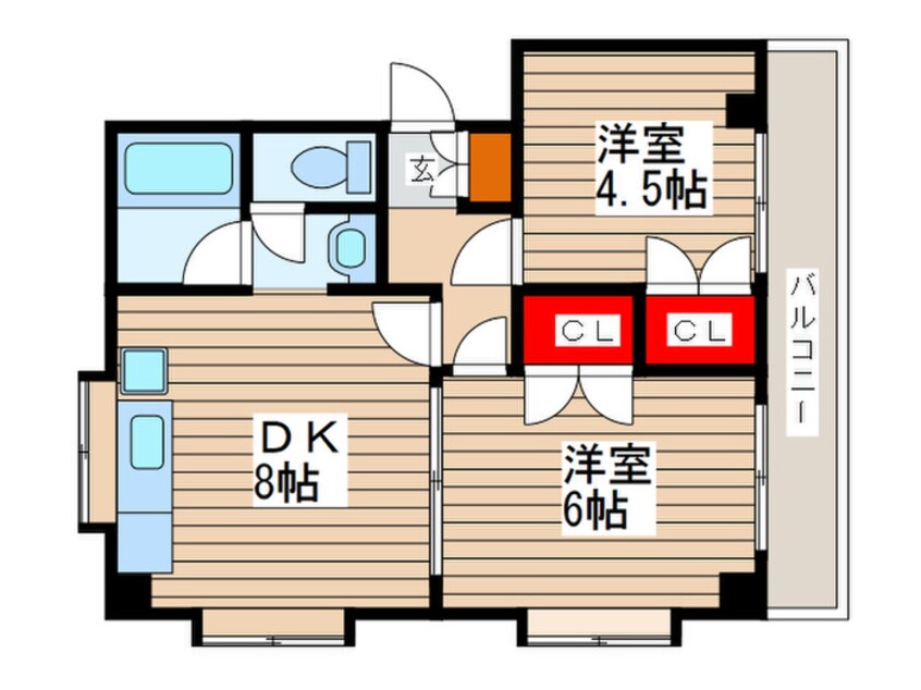 間取図 エンゼルハイム