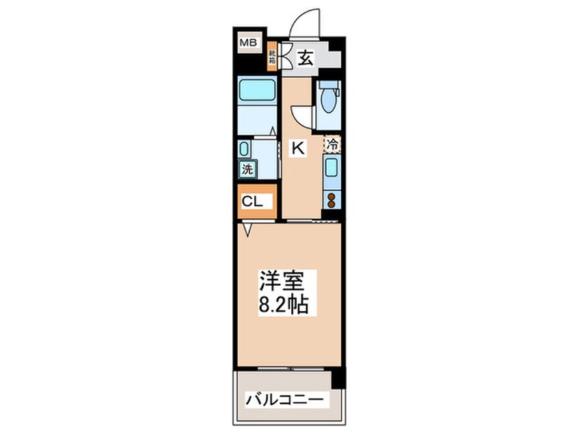 間取図 グレイスコ－ト