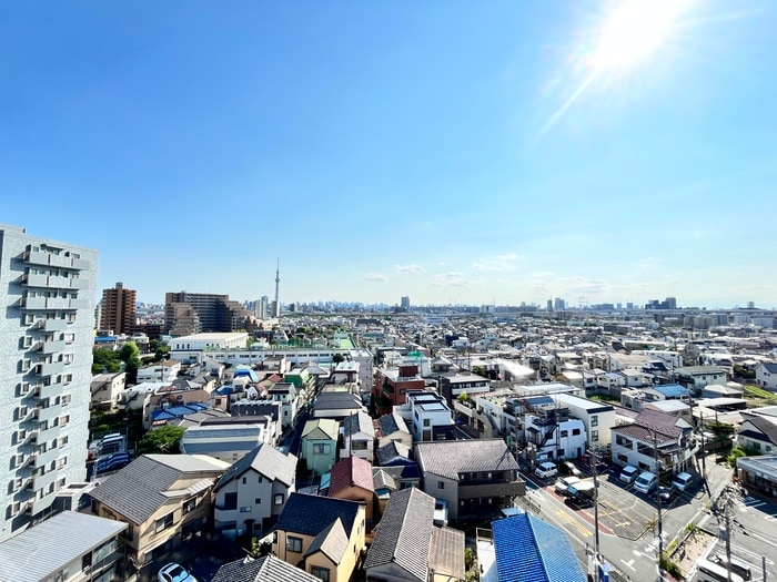 室内からの展望 アーバンパークお花茶屋