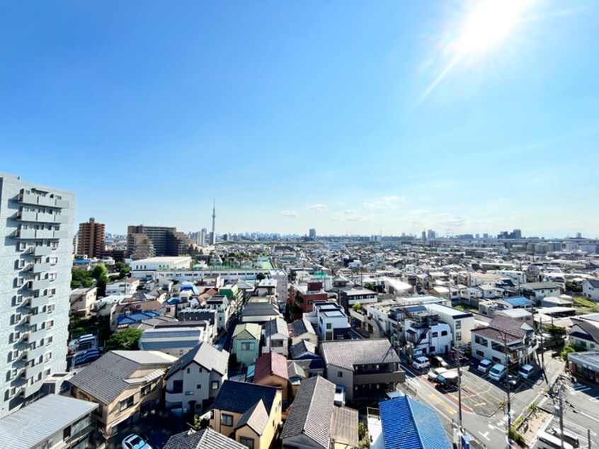 室内からの展望 アーバンパークお花茶屋