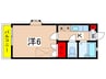 大一ハウス 1Kの間取り