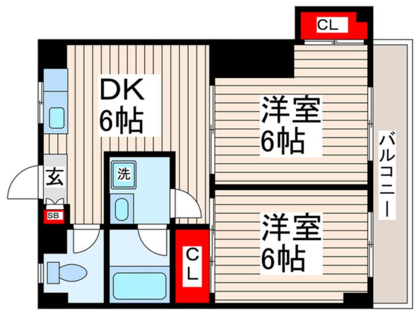間取図 第五サンキビル