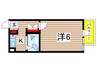 フラッツ１００ 1Kの間取り