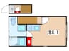 AZEST-RENT東村山 1Rの間取り