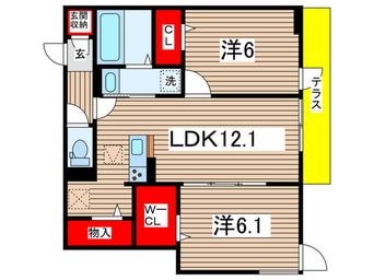 間取図 セレスティア北小岩Ⅱ