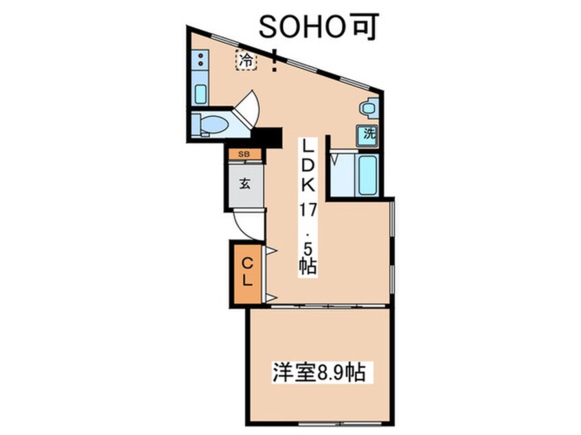 間取図 東京セントラル代々木