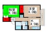 カーサカルム 2Kの間取り