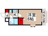ライブタウン福栄 1Kの間取り