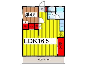 間取図 渋谷コ－ト２号館