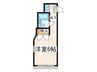 サンライズアベニュー 1Kの間取り