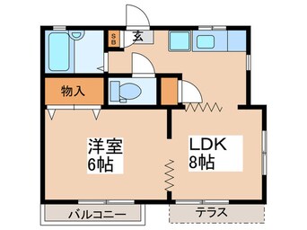 間取図 ホワイトコ－ポＡ