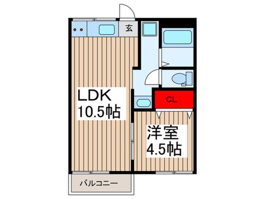 間取図 プレジール戸塚A棟