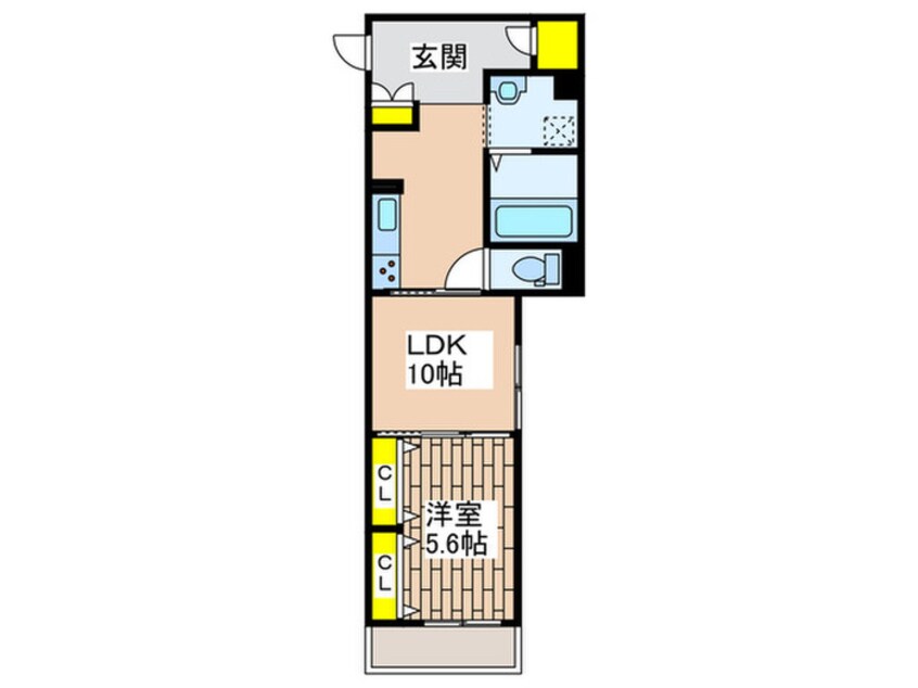 間取図 D-room surfside k2