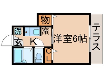 間取図 クロ－バ－柴又