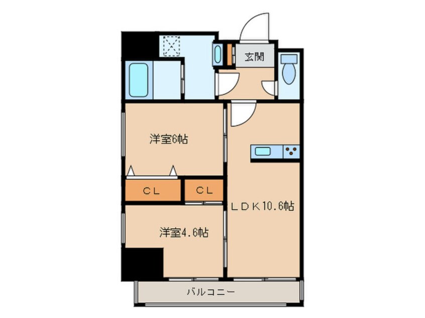 間取図 リバーレ浅草ウエスト