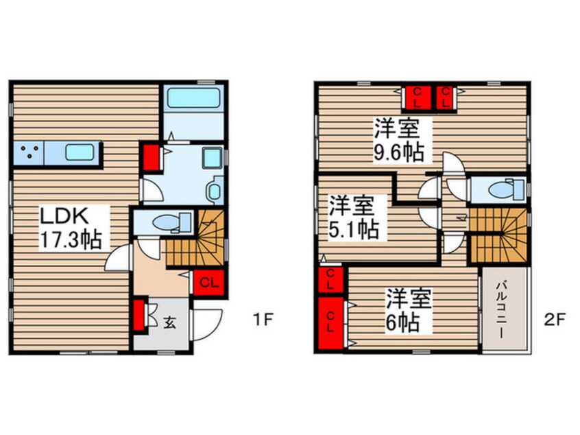 間取図 ｋｏｌｅｔ柏逆井＃04