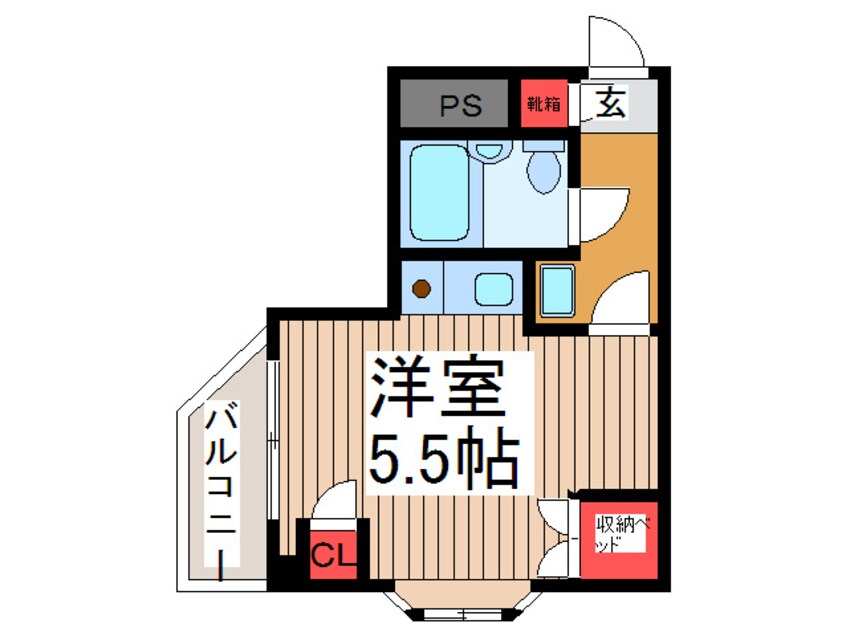 間取図 コーポ天野