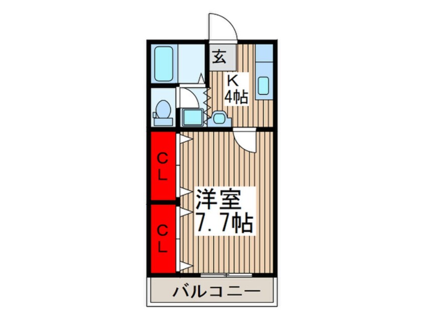 間取図 メゾントレゾア