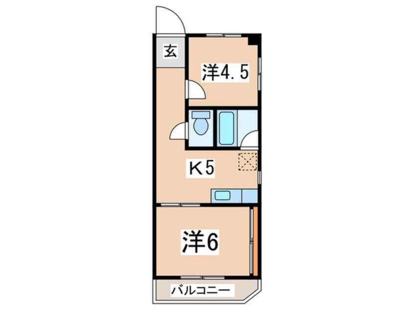 間取図 根岸パークビル（2F）