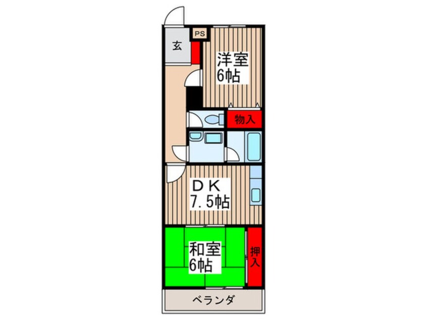 間取図 パストラル．アオキ