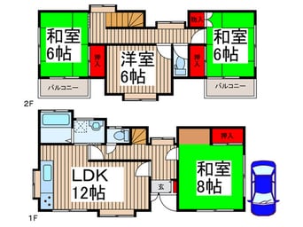 間取図 仮)柏原住宅