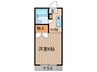 メゾン西調布 1Kの間取り