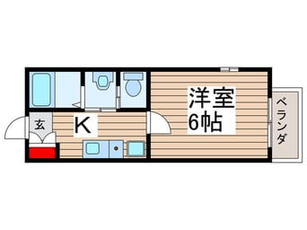 間取図 ユーフラット我孫子