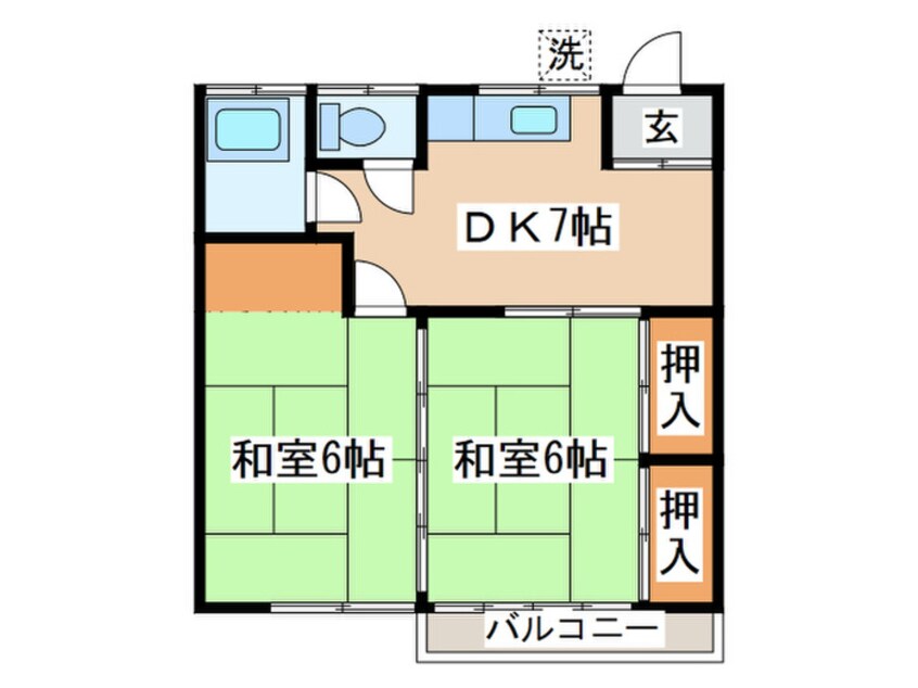 間取図 シルバーハイツ