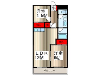 間取図 渋谷コ－ト３号館