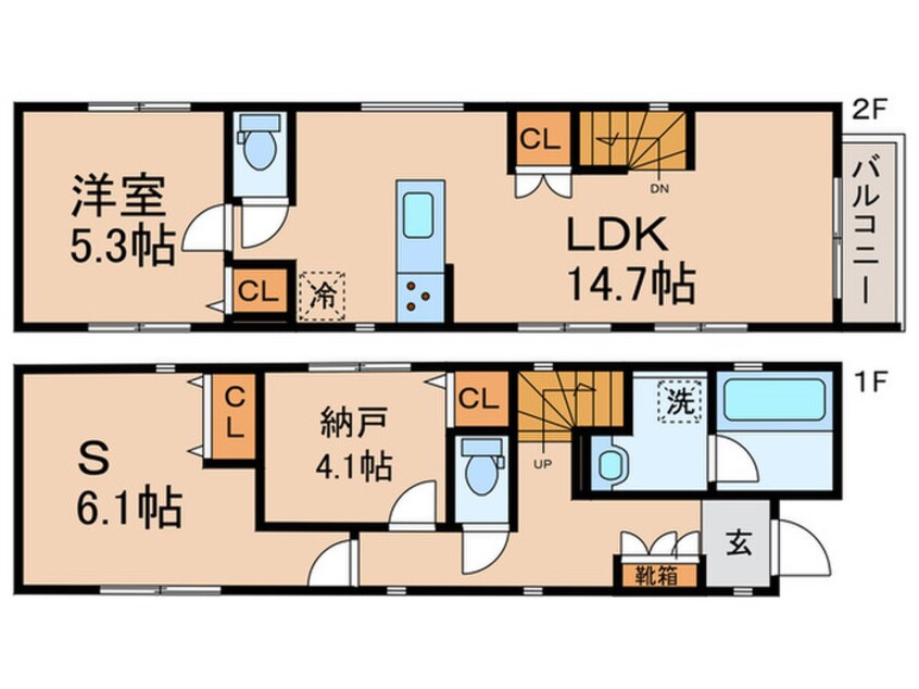 間取図 Ｋｏｌｅｔ新小岩＃１５