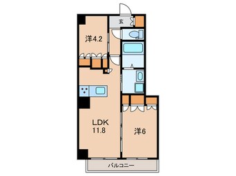 間取図 クレストコ－ト西巣鴨