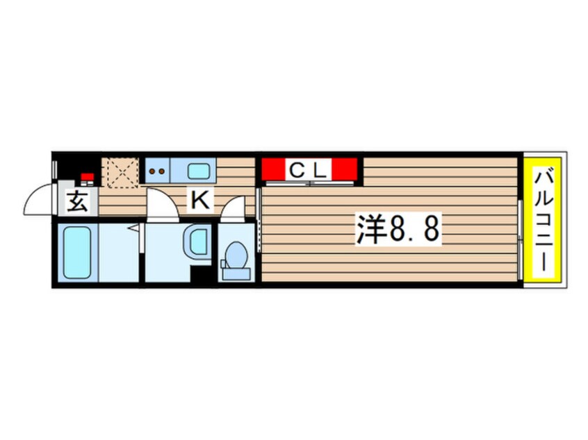 間取図 オリバ　ソガ　スタ