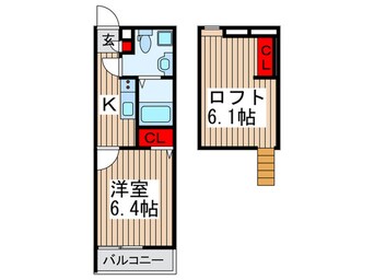 間取図 ＫＵＫＵＮＡ松戸