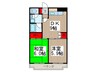 リレント安行 2DKの間取り