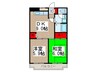 リレント安行 2DKの間取り