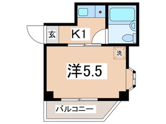 間取図 ウインドミル横山(105)