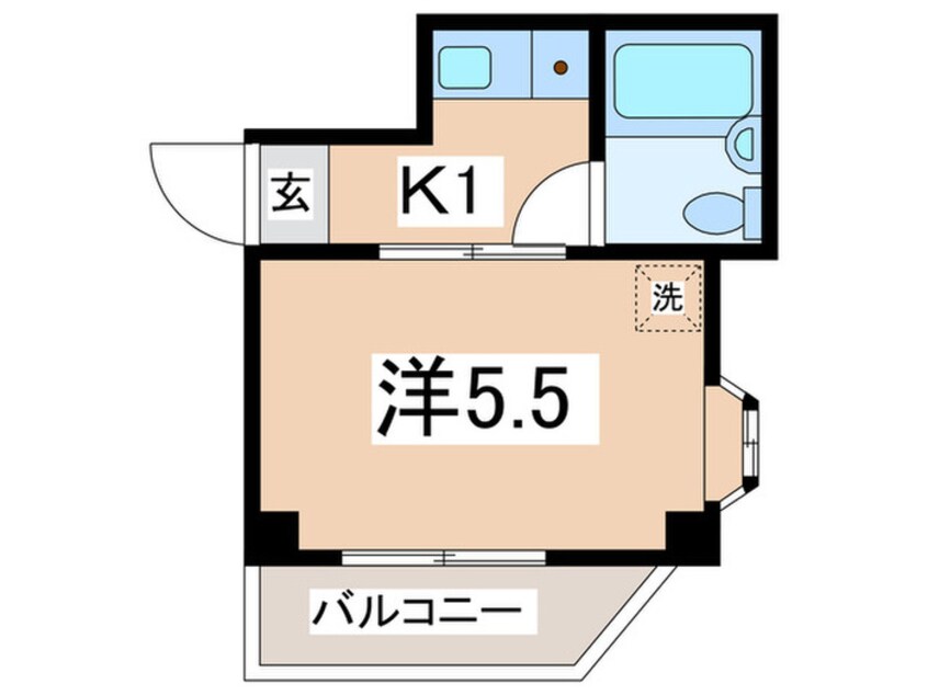 間取図 ウインドミル横山(105)