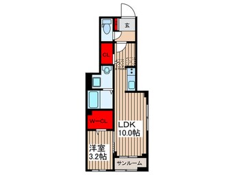 間取図 ソレイユ