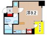 ドゥーエ両国 1Rの間取り