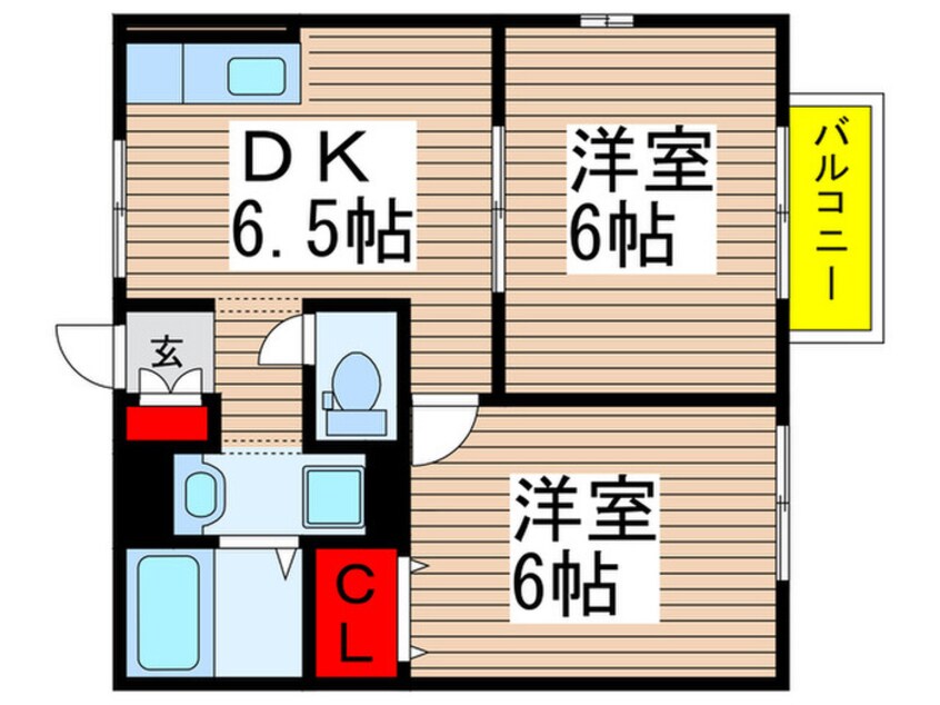 間取図 グリ－ンヒル・みのり